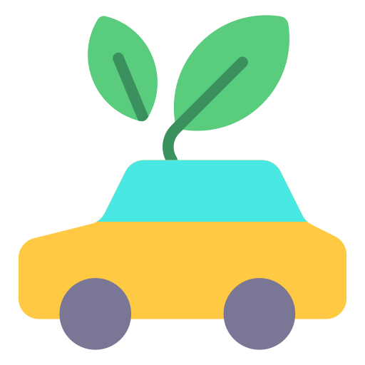 Eco Car Generic Flat icon