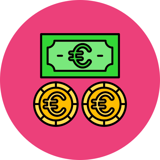 euro Icône gratuit euro Icône gratuit