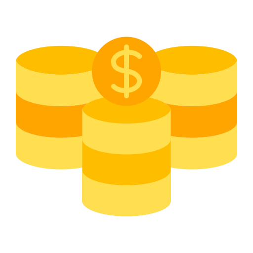 monedas icono gratis