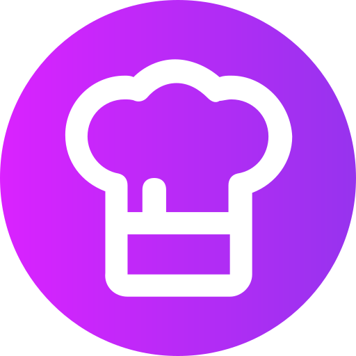 Chef hat Generic gradient fill icon