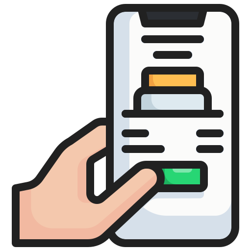 reserva en línea icono gratis