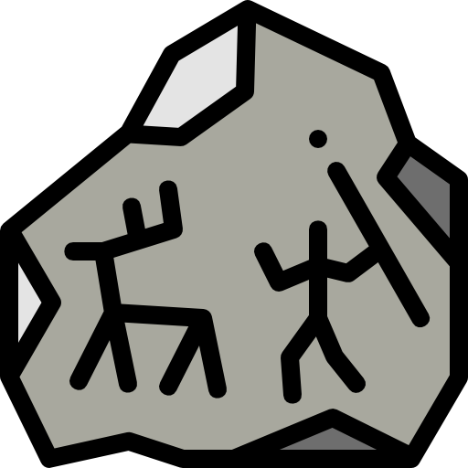 Cave painting  free icon