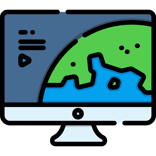 geografía icono gratis