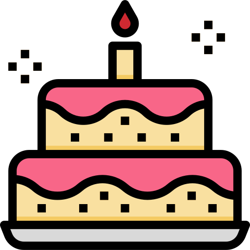 Birthday cake free icon