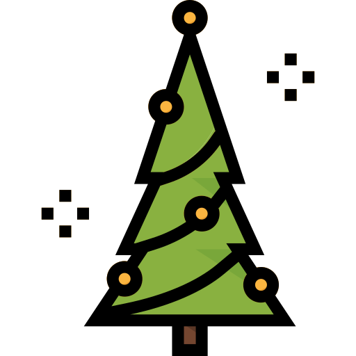 Christmas tree free icon