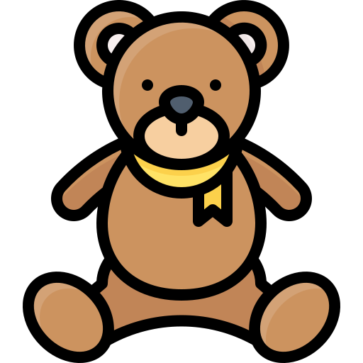 oso de peluche icono gratis