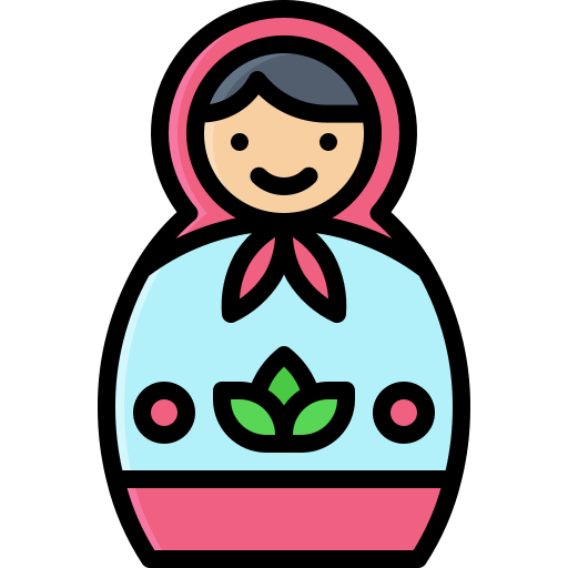 matryoshka icono gratis