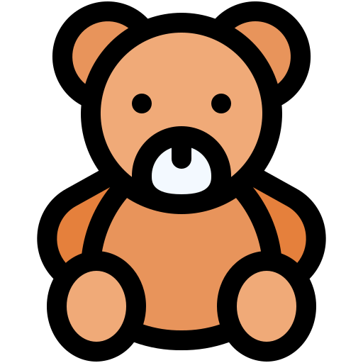 oso de peluche icono gratis