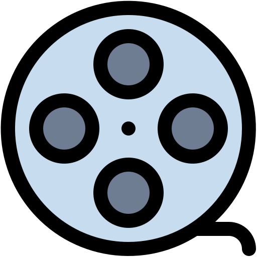 rollo de película icono gratis
