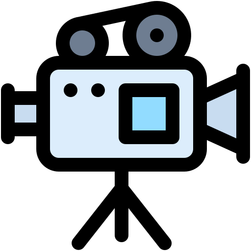 camara de video icono gratis