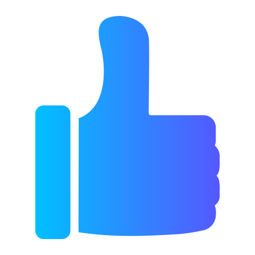 Thumbs up Generic gradient fill icon