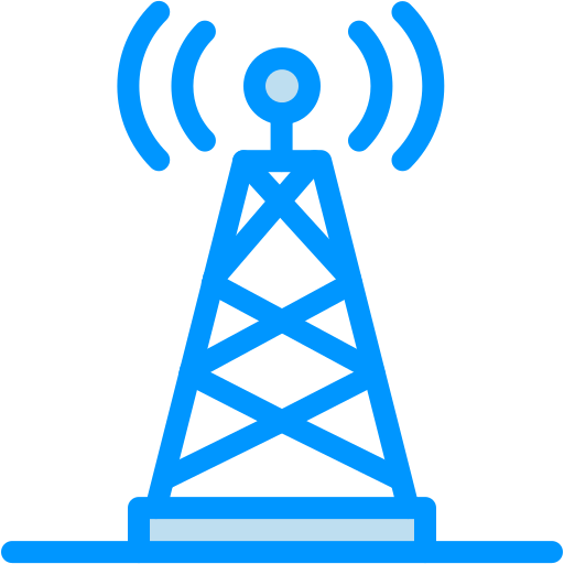 Telecommunication Generic Blue icon