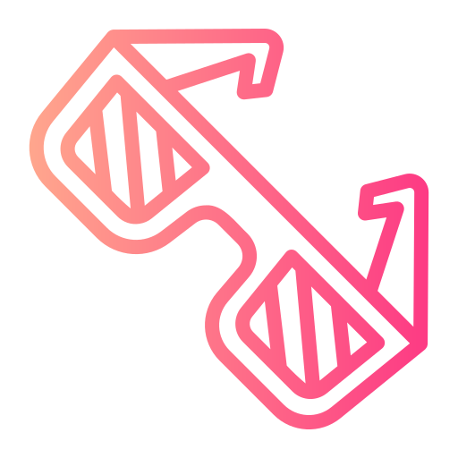 gafas 3d icono gratis