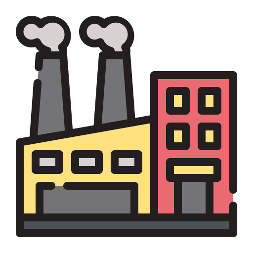 Factory Generic Outline Color icon