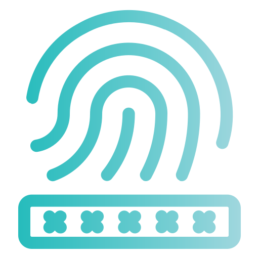 huella dactilar icono gratis