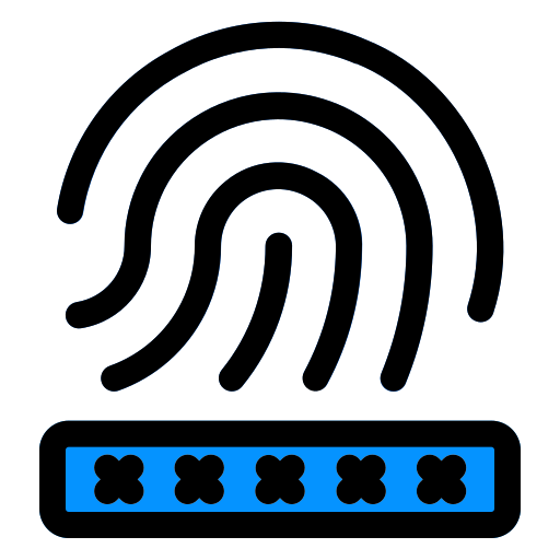 huella dactilar icono gratis