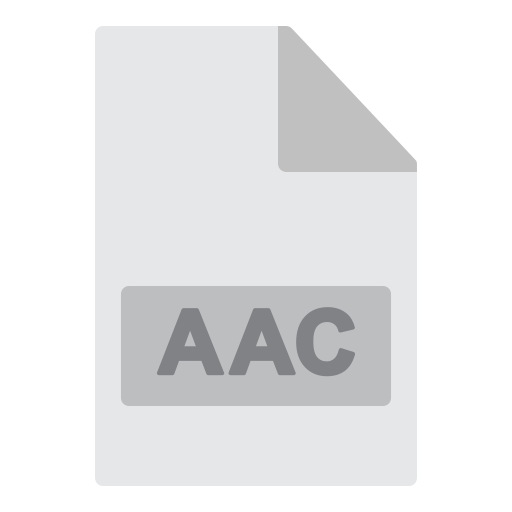 archivo aac icono gratis