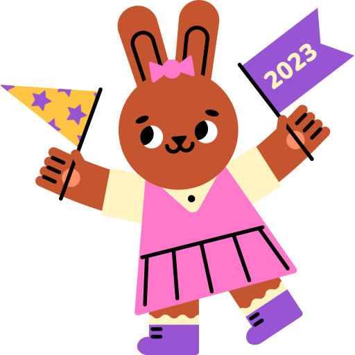 New Year free sticker New Year free sticker