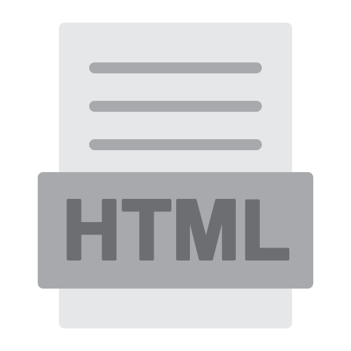 archivo html icono gratis