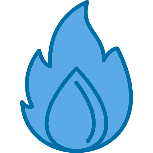 Flame Generic Blue icon