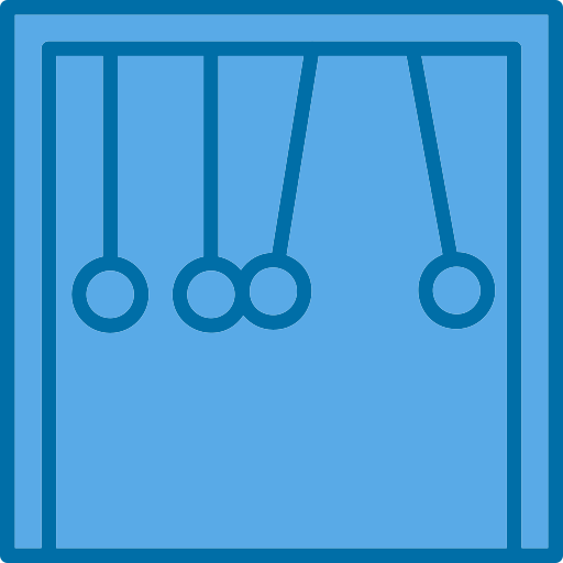 Energía cinética icono gratis