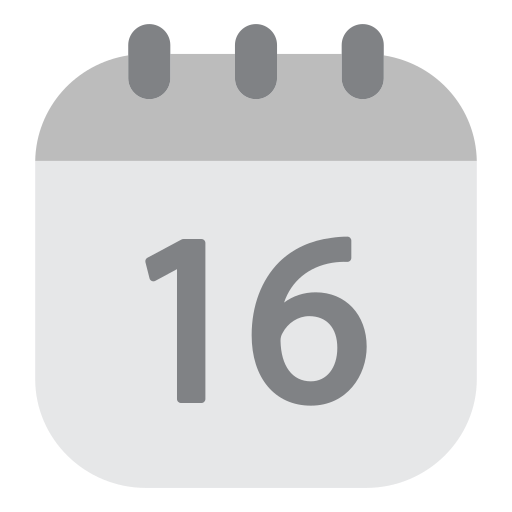 Calendar date Generic color fill icon