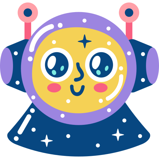 Astronaut free sticker