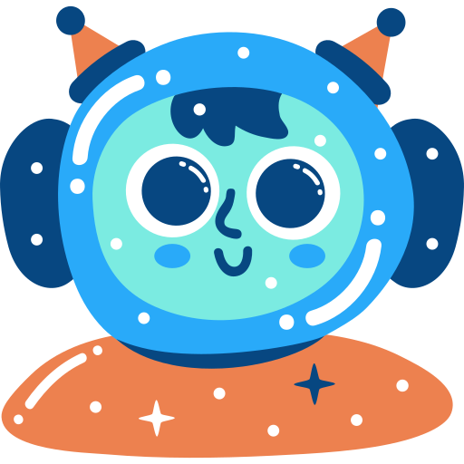 Astronaut free sticker