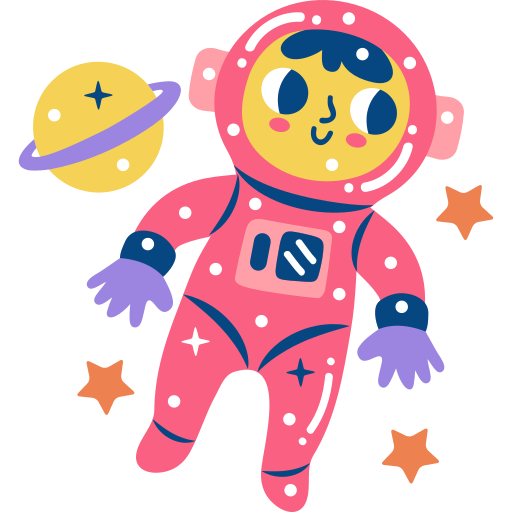 Astronaut free sticker Astronaut free sticker