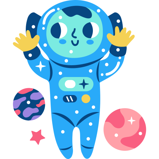 Astronaut free sticker Astronaut free sticker