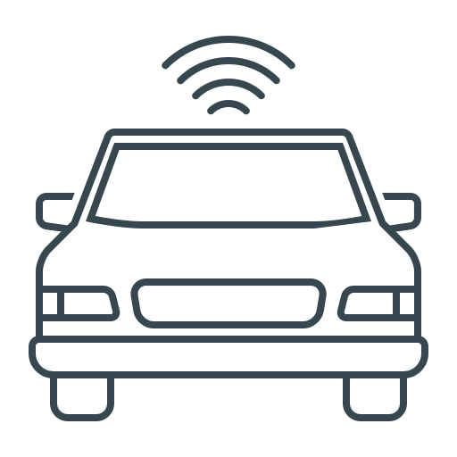 Autonomous car Generic Detailed Outline icon