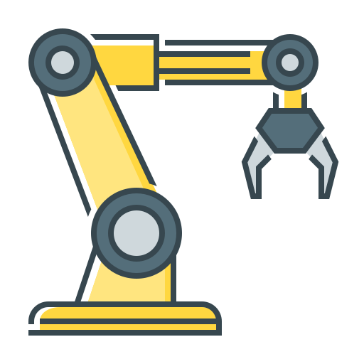 Robotic arm free icon