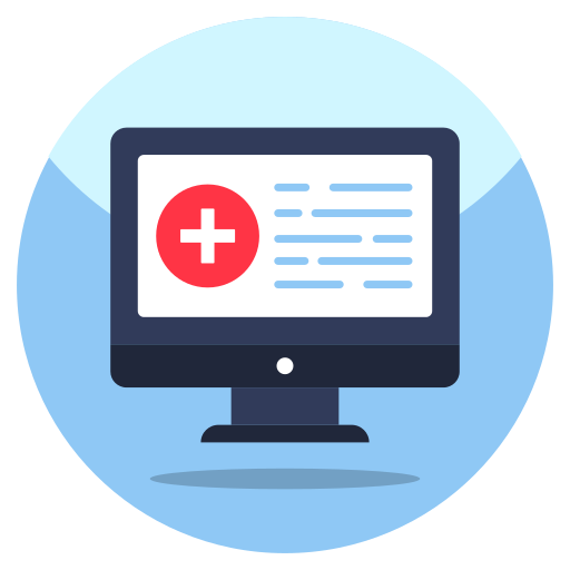 aplicación médica icono gratis