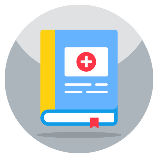 libro médico icono gratis