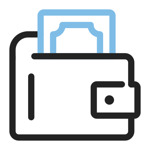 Wallet free icon
