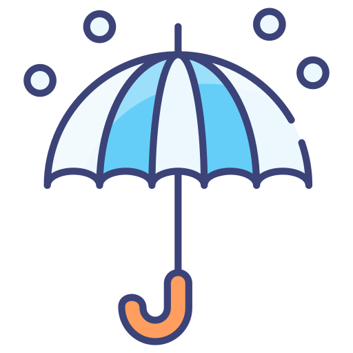 Umbrella Generic color lineal-color icon