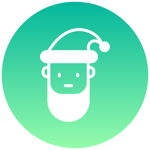 papa noel icono gratis