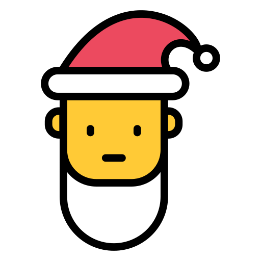 papa noel icono gratis