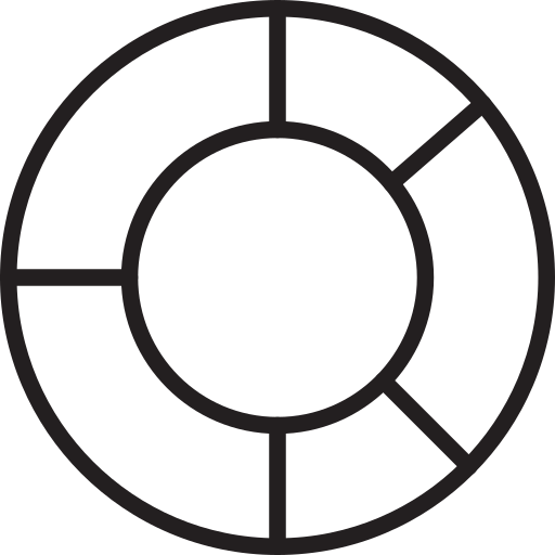 Pie chart Generic black outline icon