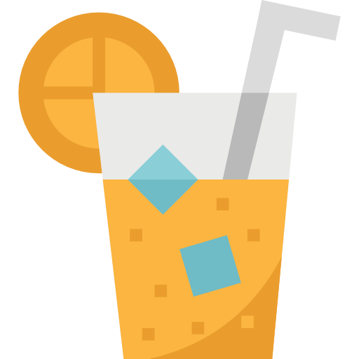 Orange juice free icon