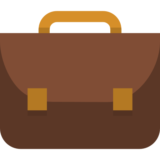 bolsa para la escuela icono gratis