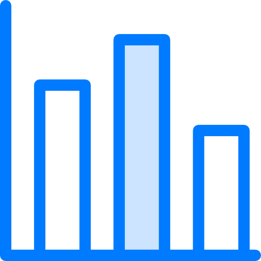 gráfico de barras icono gratis