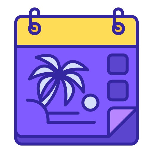 holidays icono gratis