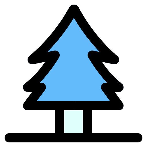 Árbol de navidad icono gratis