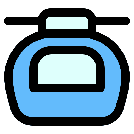 Ski Lift Generic Outline Color icon