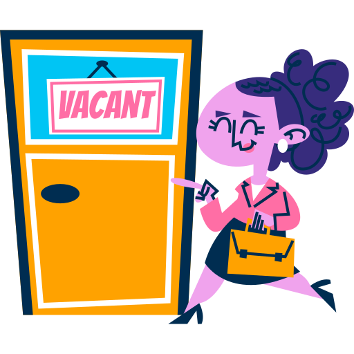 vacante gratis sticker