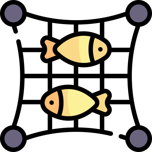 Red de pesca - Iconos gratis de animales