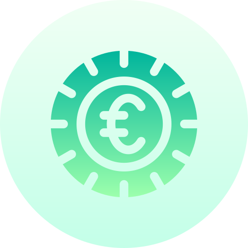 euro Icône gratuit euro Icône gratuit