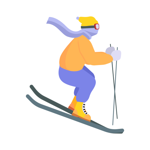 Skiing Generic Flat icon