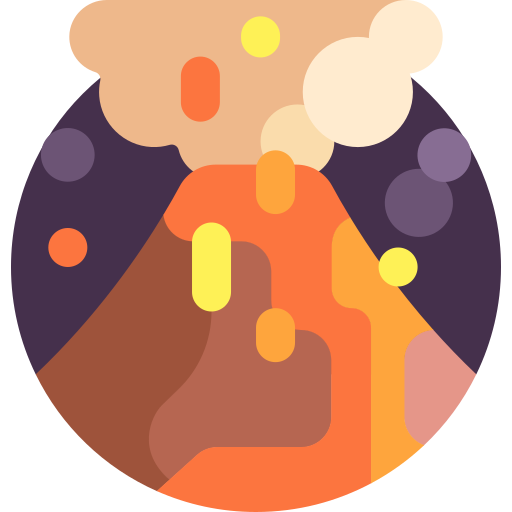 화산 무료 아이콘